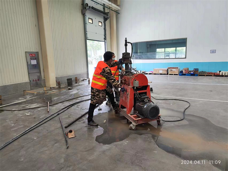 民乐厂房地面下沉塌陷注浆加固施工